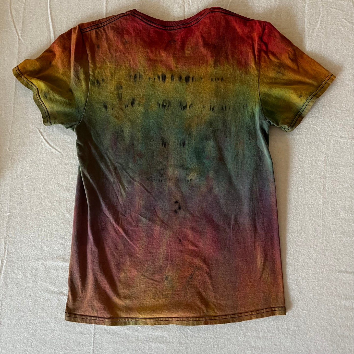 Power Rangers Upcycled Tie Dye T Shirt SIZE S