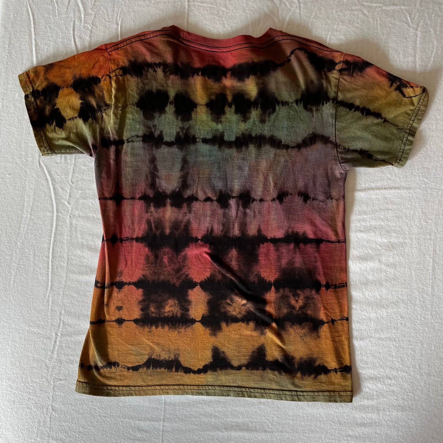 Friends TV Show Upcycled Tie Dye T Shirt SIZE M